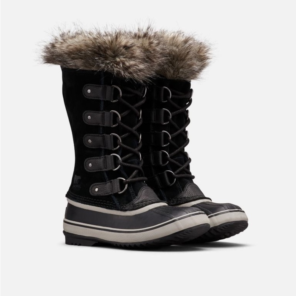 Women’s Sorel Suede Faux Fur Lined Joan of Arctic Winter Boots Size 10.